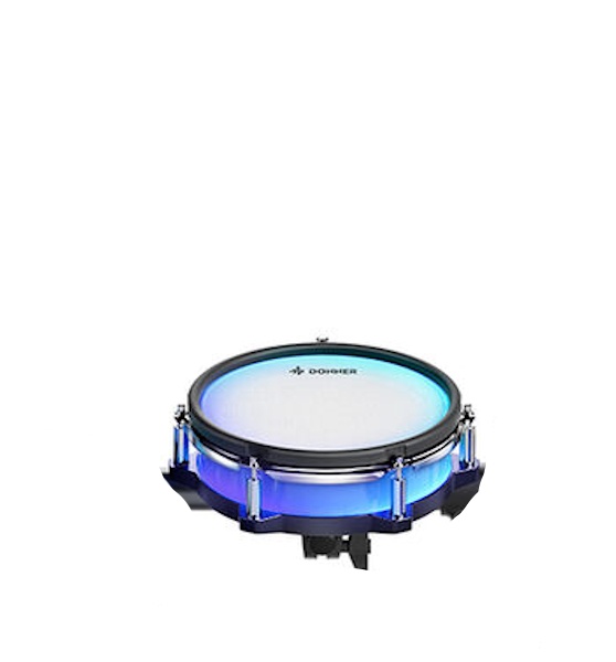 Donner 10" X 3" Mesh Pad Floor Tom with LED
